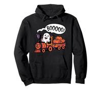 Cute Ghost Kids Happy Halloween Train Costume Girls Boys Pullover Hoodie
