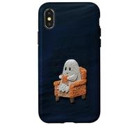 Cute Ghost Knitting for Halloween Homebodies Case for iPhone X/XS