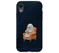 Cute Ghost Knitting for Halloween Homebodies Case for iPhone XR