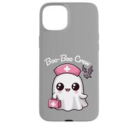 Cute Ghost Nurse Kawaii Boo-Boo Crew Pediatric Halloween Case for iPhone 15 Plus