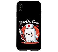 Cute Ghost Nurse Kawaii Boo-Boo Crew Pediatric Halloween Case for iPhone XS Max