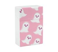 Cute Ghost Pattern Portable Cigarette Case Normal Size Cigarettes Box Pocket Holder