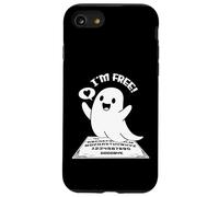 Cute Ghost Playing Ouija Board Gothic Ouija Pagan Funny Case for iPhone SE (2020) / 7/8