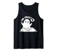 Cute Ghost Playing Ouija Board Gothic Ouija Pagan Satanic Tank Top