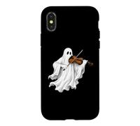 Cute Ghost Playing Violin Musician Music Halloween Case for iPhone X/XS
