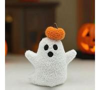 Cute Ghost Plush - Halloween Ghost Plush Toy | Cute White Spooky Ghosts Soft Toy, For Children's Day Windowsill Car Shelf Baby Couch Holiday Kids Bedroom Party