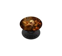 Cute Ghost Pumpkin Fall Autumn Sunflower Bookish Library PopSockets Adhesive PopGrip