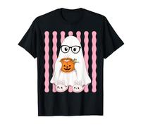 Cute Ghost Pumpkin Spice Coffee Bunny Slippers Halloween T-Shirt