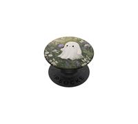 Cute Ghost Purple Flower Butterfly Lavender Cottagecore PopSockets Adhesive PopGrip