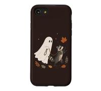 Cute Ghost Raccoon Autumn Halloween Animal Costume Case for iPhone SE (2020) / 7/8