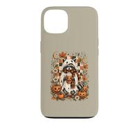 Cute Ghost Raccoon Pumpkin Latte Halloween Coffee Design Case for iPhone 13