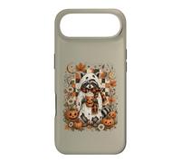 Cute Ghost Raccoon Pumpkin Latte Halloween Coffee Design Case for iPhone Air