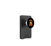 Cute Ghost Sorry I’m Booked Bookworm Halloween Reading PopSockets PopWallet for MagSafe