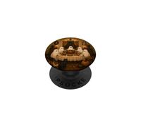 Cute Ghost Thanksgiving Turkey Black Cat Pumpkin Vintage PopSockets Adhesive PopGrip