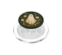 Cute Ghost Wildflower Daisy Mushroom Cottagecore Fall Art PopSockets PopGrip for MagSafe