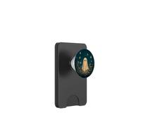 Cute Ghost Wildflower Firefly Teal Night Cottagecore Fall PopSockets PopWallet for MagSafe