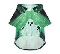 Cute Ghosts Aliens Dog Shirts Summer Pet Clothes Comfort T-Shirts Short Sleeveless Top for Cats Dogs XL