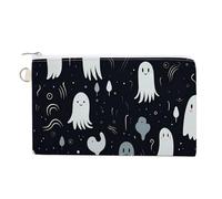 Cute Ghosts Halloween Coin Purse Cute Change Pouch Wallet Clutch Bag with Zip