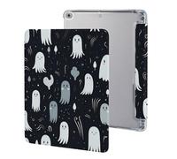 Cute Ghosts Halloween Cute Protective Case Compatible for IPAD 2017/2018/Air1/Air2 (9.7in) Trifold Tablet Cover Non-Slip Cases