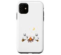 Cute Ghosts Raccoon Camping Case for iPhone 11