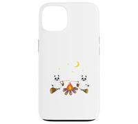 Cute Ghosts Raccoon Camping Case for iPhone 13