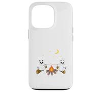 Cute Ghosts Raccoon Camping Case for iPhone 13 Pro