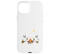 Cute Ghosts Raccoon Camping Case for iPhone 15 Plus