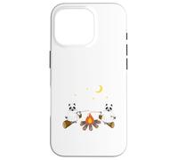 Cute Ghosts Raccoon Camping Case for iPhone 16 Pro