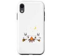 Cute Ghosts Raccoon Camping Case for iPhone XR