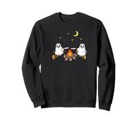 Cute Ghosts Raccoon Camping Sweatshirt