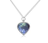 Cute Ghosts Swing Custom Dog Urns Alloy Pet Ashes Jewelry Pets Cremation Pendant Necklace for Men Women Keepsake