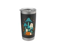 Cute Ghosts with Mushrooms Stainless Steel Insulated Tumbler