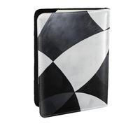 Cute giant panda Passport Holder for Travel - Passport Case for Men & Women Travel Document Organizer Credit Cards Case, Black And White Pattern, One Size