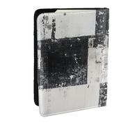 Cute giant panda Passport Holder for Travel - Passport Case for Men & Women Travel Document Organizer Credit Cards Case, Black And White Graffiti, One Size