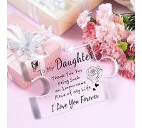 Cute Gifts Decorative Acrylic Block - Engraved Acrylic Block Birthday Gift Graduation Wedding Gifts for Daughter from Mum Dad GBGY0218