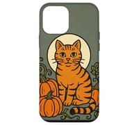 Cute Ginger Cat Pumpkin Patch for Halloween Art Case for iPhone 12 mini