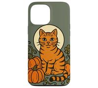 Cute Ginger Cat Pumpkin Patch for Halloween Art Case for iPhone 13 Pro Max