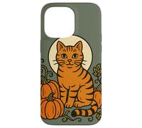 Cute Ginger Cat Pumpkin Patch for Halloween Art Case for iPhone 14 Pro Max