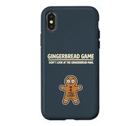 Cute Gingerbread Man Game Don’t Look at the Gingerbread Man Case for iPhone X/XS