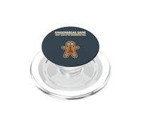 Cute Gingerbread Man Game Don’t Look at the Gingerbread Man PopSockets PopGrip for MagSafe