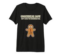 Cute Gingerbread Man Game Don’t Look at the Gingerbread Man Premium T-Shirt