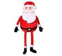 Cute Gingerbread Man Plush Toy - 30cm Christmas Stuffed Doll with Red Bow, Soft Decorative Pillow for Kids Room, Holiday Sofa Bed Ornament