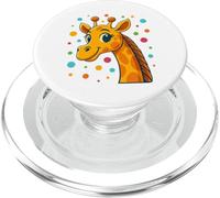 Cute Giraffe Colorful Safari Nursery Design Kids Style Art PopSockets PopGrip for MagSafe