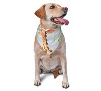 Cute Giraffe Dog Bandana Pet Scarf Accessories for Small Medium Dogs Cats Photo Prop, Triangle Pet Bandanas Adjustable Puppy Bib Washable Dog Kerchief Puppy Neckerchief