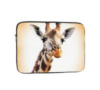 Cute Giraffe Laptop Sleeve Bag 10 Inch, Waterproof Shockproof Laptop Case Bag Computer Skin Bags Lightweight Tablet Carrying Case