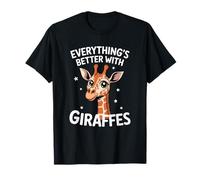 Cute Giraffe Lover Adults or Kids Boys Girls Giraffes T-Shirt