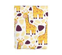 Cute Giraffe Pattern, PU Leather Laptop Sleeve, Notebook Bag Laptop Case Sleeve Tablet Briefcase
