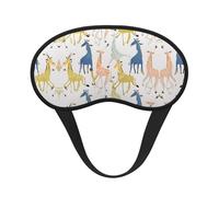 Cute Giraffe Print Sleep Eye Mask Light Blocking Soft and Comfortable Night Eye Blinder for Women Men for Sleeping Travel Night Shift