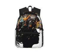 Cute giraffe Travel Backpack for Women Men Waterproof Carry On Backpacks 15.6inch Laptop Backpack, Music Image, One Size
