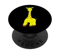 Cute giraffe Zoo visit Africa safari African animal lover PopSockets Adhesive PopGrip